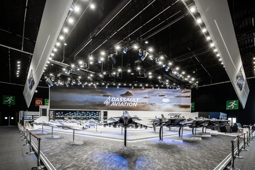 Dassault Aviation aircraft under assembly