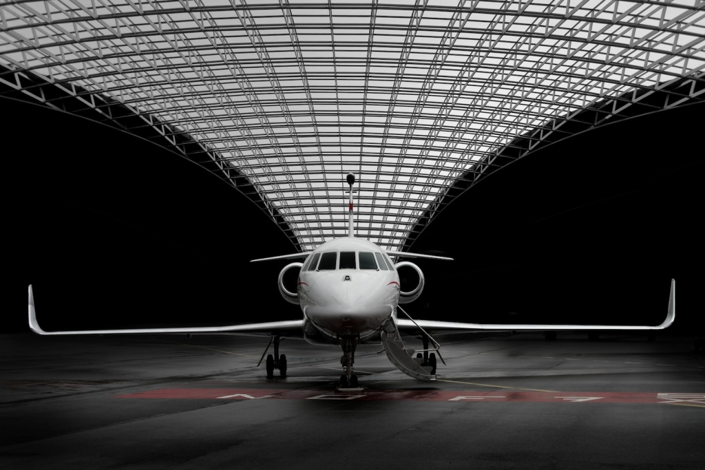 Dassault Aviation Falcon 2000 on tarmac
