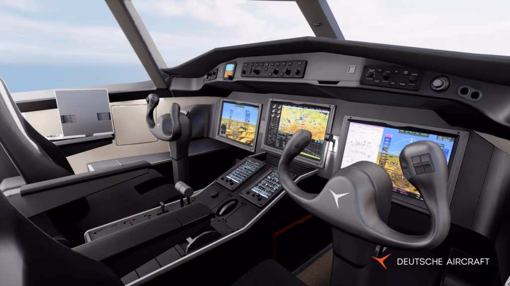 Pilot interface showing Garmin G5000 avionics system functionality