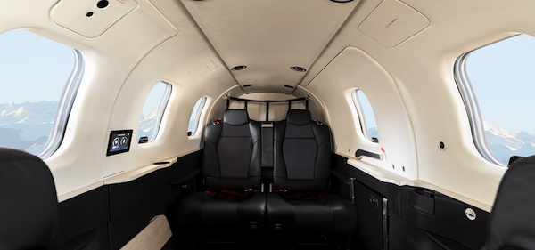 Daher Aircraft TBM 960 cockpit with Garmin G3000 flight deck