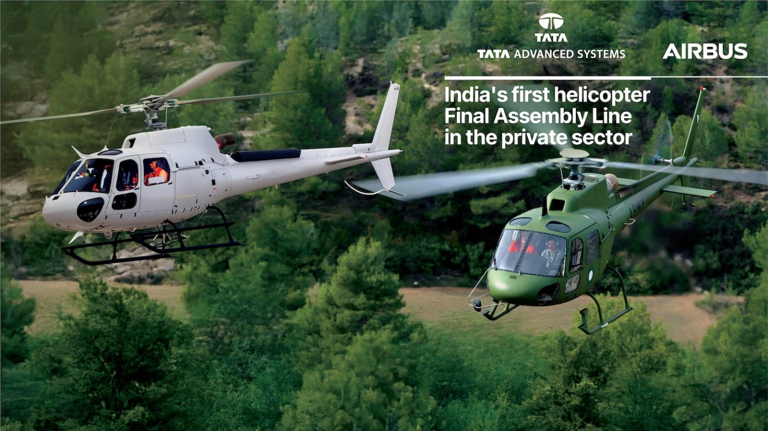 India’s First H125 Helicopter Assembly Line by Tata, Airbus
